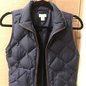 J. Crew Navy Vest